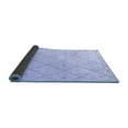 thumbnail image 2 of Ahgly Company Indoor Rectangle Solid Blue Modern Area Rugs, 5' x 8', 2 of 4
