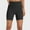 Black, variant on Hrsba Yoga Shorts for Women Summer Stretch Fast Drying Outdoor Running Fitness Workout Casual Bottoms