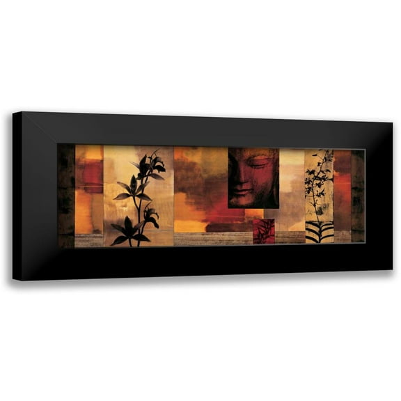 Donovan, Chris 14x7 Black Modern Framed Museum Art Print Titled - Dharma II