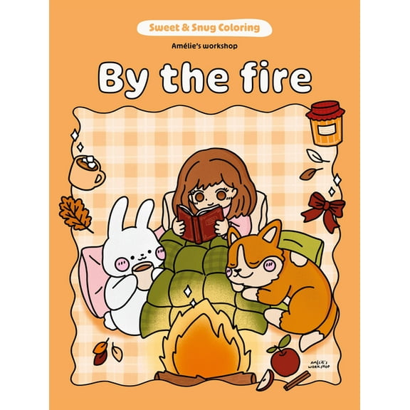 Sweet & Snug Coloring: By the Fire, (Paperback)