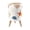 Color 2, variant on Beach Small Trash Can with Lid Blue Sea Turtle Starfish Nautical Ocean Coral Underwater 1.8 Gallon Dog Proof Trash Can Round Garbage Can Waste Bin Wastebasket for Bathroom Bedroom Living Room