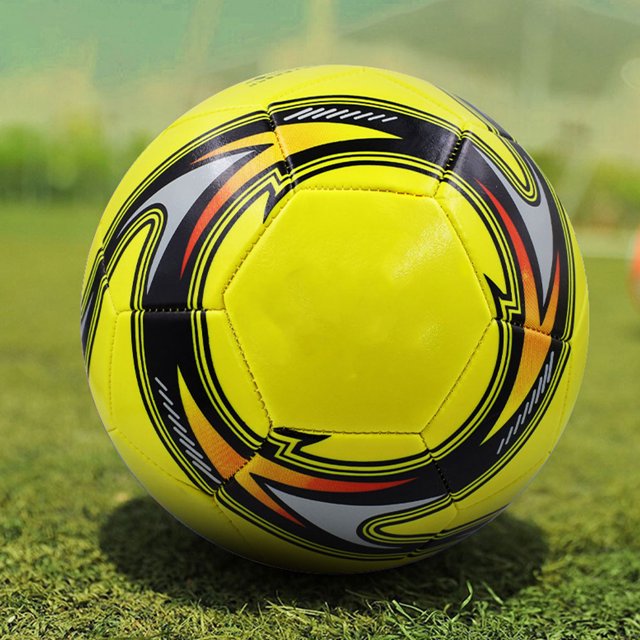 Baohd Durable Soccer Ball For Competitive Foot Training And Long-lasting Advanced Yellow No.4 1Set