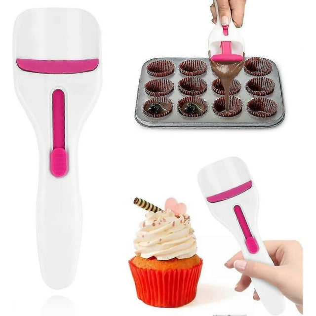 Cake Batter Distribution Scoop, Kitchen Cupcake Scoop Batter Dispenser Baking Too (1PCS)