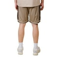 thumbnail image 2 of Brooklyn Cloth Men's Camo Paneled Mesh Shorts 7 Inseam, Lightweight, Breathable, Olive, Small, 2 of 4