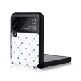 thumbnail image 6 of TECH CIRCLE for Samsung Galaxy Z Flip 3 Case,Heart Pattern Leather Soft TPU Bumper Ultra-Thin Cover with Long Shoulder Strap for Samsung Galaxy Z Flip 3 5G 2021, Blue, 6 of 7