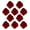 Red, variant on MOMOJIA 10pcs Customizable Semitransparent Heart Keycaps Consistent Mechanical Keyboards