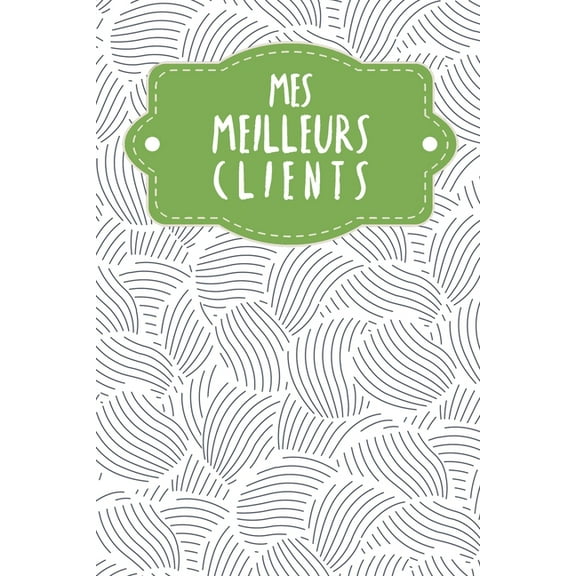 Mes meilleurs clients: Carnet à compléter pour l'enregistrement des conversations avec les (nouveaux) clients - Motif: Les moules abstraites (Paperback)
