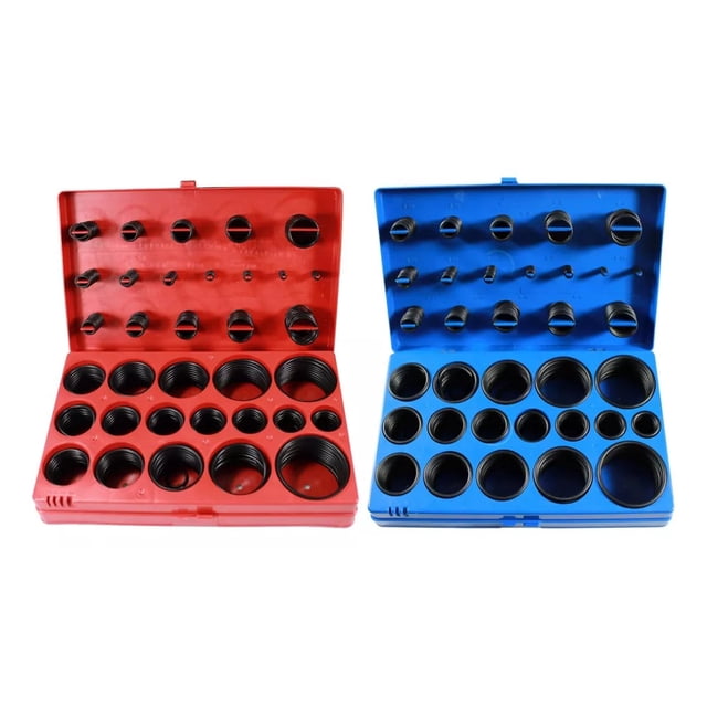 SLNXA Empaques O-Ring 2 Cajas Juego de Juntas Tóricas 826pzs Universales Juntas Tóricas de Goma en Pulgadas Estándar SAE y Métricas Surtidos Kit de Juntas J