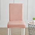 thumbnail image 4 of Oil Chair Cover, Protector Stretch Cover with Elastic Bottom, Dust Removable Chair Seat Cover for Home, Household, Banquet, Dining room - Pink, 4 of 8