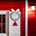 thumbnail image 4 of Multicolor LED Christmas Wreath | Glowing Artificial Holiday Wreath for Door & Window Decor | 6-Inch Battery-Operated Decorative Wreath with Lights for Girls & Family, 4 of 6
