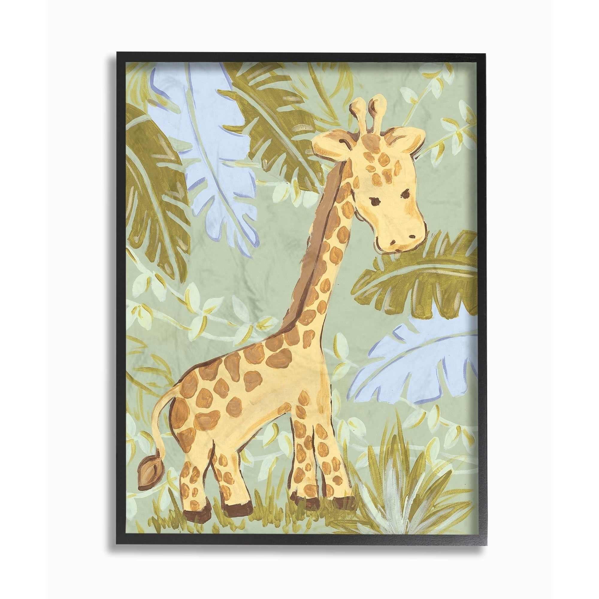 Stupell Giraffe in the Jungle Wall Art 16x20