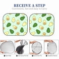 thumbnail image 6 of Haiem Avocado Windshield Sun Shade: Universal Foldable 2-Piece Car Front Window Sunshade - Blocks Uv Rays, And Reduces Heat,Essential Car Accessory Large, 6 of 7