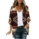 thumbnail image 2 of Cárdigan de mujer, blusa informal estampada de manga larga con bolsillo, cárdigan, chaqueta de gasa sin límites para mujer, 2 of 5
