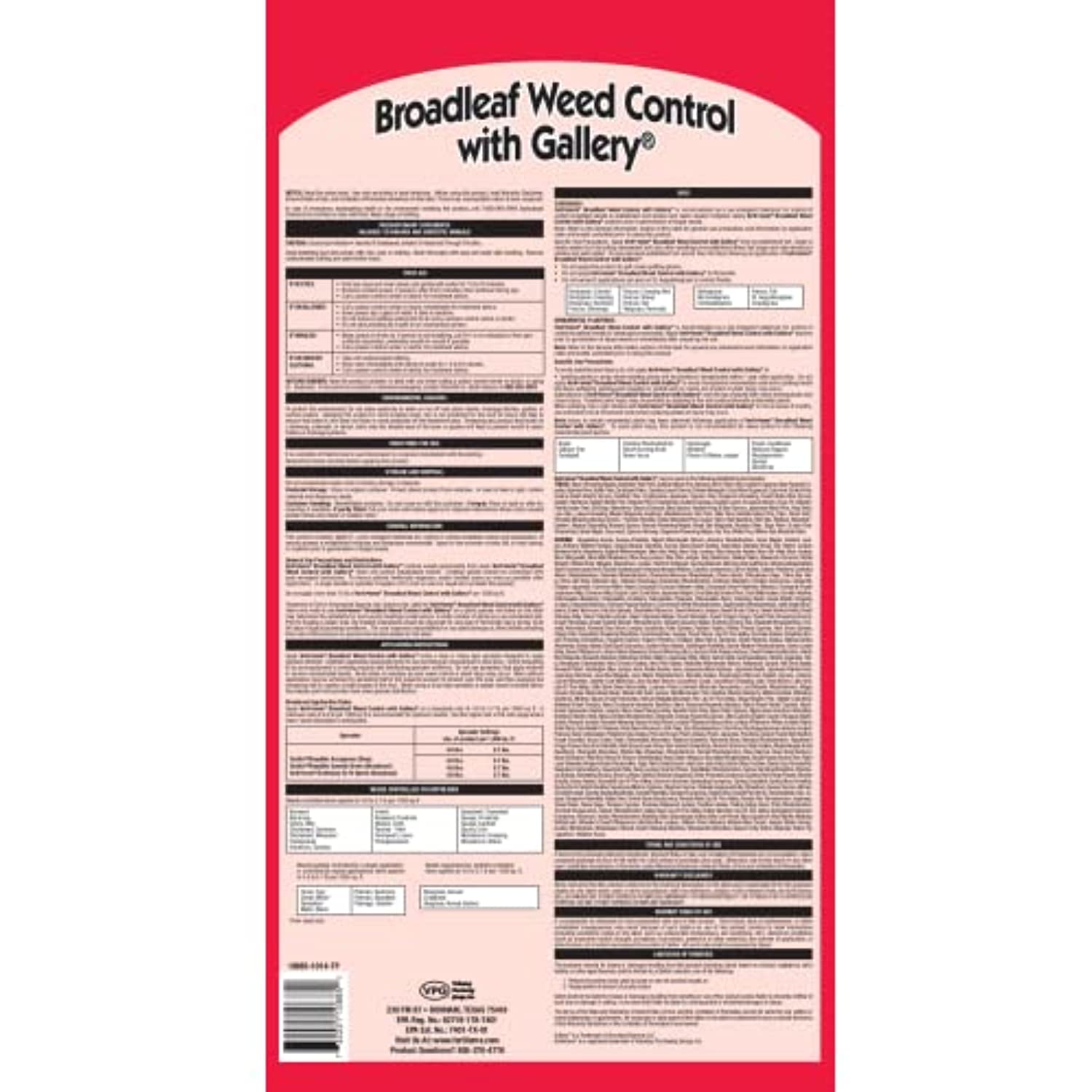 Fertilome (10885) Broadleaf Weed Control with Gallery (10 lbs.)