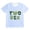Z9-Light Blue, variant on Kids' Gymnastics Cartwheel Ringer T-Shirt, Girls' Short Sleeve Tee, Why Walk When You Can Cartwheel Print Top for Gymnastics
