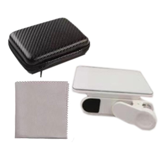 Phone Photography Mirror Durable Easy to Install Phone Reflection white clip