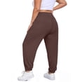 thumbnail image 2 of Gleelist Women's Plus Size Tapered Lounge Pants Adjustable Drawstring Soft Casual Comfy Pants Elastic Cuff Ankle With Pockets (XL-5XL）, 2 of 7