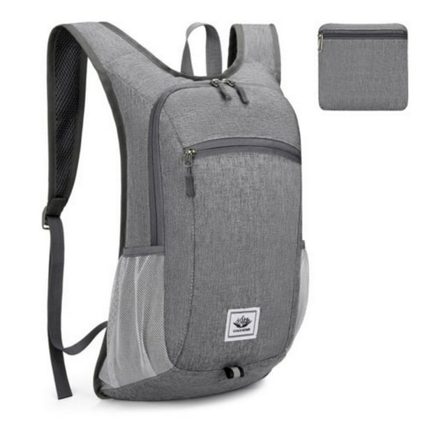 Xihbxyly Mochila Plegable, Diseño Ligero, Amplio Compartimento Principal, Tela Impermeable, Ideal para Viajes y Senderismo, Banda Reflectante para Mayor Visibilidad, Compacta y Portátil, Capacidad de