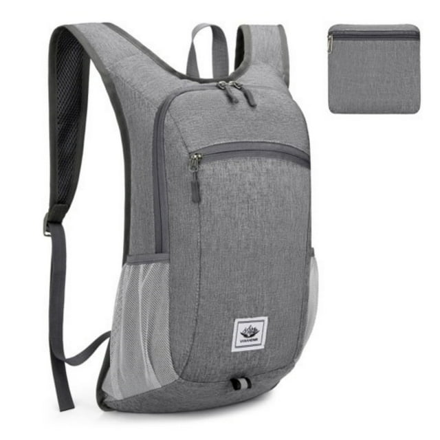 Mochila plegable de 16 l | Mochila ligera y plegable para viajes, senderismo y ciclismo | Tejido antidesgarro impermeable | Para hombres, mujeres y estudiantes