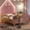 Pink, variant on Mirightone Twin Bed Frames with Rails, Metal Montessori Bed with Slats Support, Low Profile with Removable Bed Rails for Bedroom, White