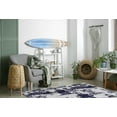 thumbnail image 5 of 4' x 6' Simply Daisy China Old Oriental Chenille Area Rug, Navy, 5 of 5