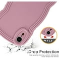 thumbnail image 3 of for iPhone XR Case 6.1 Inch Curly Wave Frame Phone Case Cute Design Color Aesthetic Phone Case Soft TPU Shockproof Protective Bumper Case Cover for Girls, Lavender Purple, 3 of 12