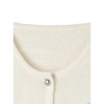 thumbnail image 3 of FOCUSNORM Women Christmas Knit Cardigan Long Sleeve Button Closure Embroidery Snowman Tree Casual Sweater, 3 of 9