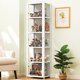 thumbnail image 3 of Vitrina con puertas de vidrio, gabinete de almacenamiento con luz de 3 colores, gabinete de curiosidades y librería de 4 niveles para coleccionables, juguetes, 3 of 4