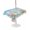 Blue, variant on Outdoor Tablecloth with Umbrella Hole for Patio/Picnic/Party/Camping, Coastal Beach Waterproof Table Cloth Round Cover Washable, Ocean Wave Summer Sea Starfish Coral Teal Beige (Dia 54")