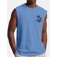 thumbnail image 2 of Longantii Mens Sleeveless Shirts Muscle Summer Men Tank Tops Tropical Graphic Tee Shirts Casual Workout Vacation T-Shirts, 2 of 6