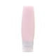 thumbnail image 5 of Contenedores de viaje de silicona, botellas de viaje rellenables para artículos de tocador y lociones. Rosa, 5 of 9