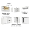 thumbnail image 4 of Cocina Integral Completa Modular Madesa Glamy Con Tarja BB 8, 4 of 10