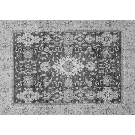 Ahgly Company Indoor Rectangle Oriental Gray Traditional Area Rugs, 3' x 5'