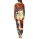 thumbnail image 4 of Pijama de manga larga para mujer, ropa de dormir holgada, elegante, a la moda, conjuntos de ropa de ocio para invierno, regalos de navidad, 4 of 4