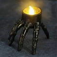thumbnail image 2 of Halloween Skeleton Hand Lantern Atmosphere Props Skeleton Hand Night Light Halloween Candle Lamp, 2 of 5