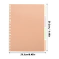 thumbnail image 2 of OUNONA  10 Pcs Binders Clear Scratch Book Divider Page Planner Dividers Loose-leaf, 2 of 8