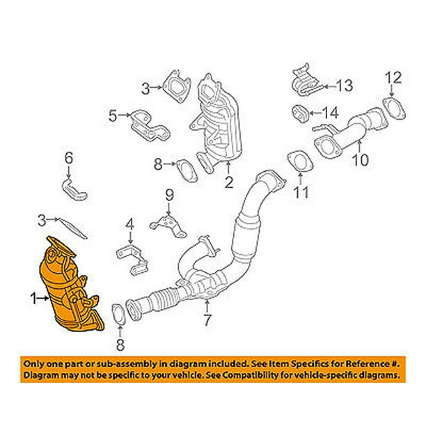 Ram Chrysler Oem 14 16 Promaster 1500 3 6l V6 Catalytic Converter 68190012ab Walmart Com Walmart Com