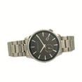 thumbnail image 3 of Alfred Sung Men's Automatic II Silver Date Black Sunray Dial Link Watch, 3 of 6