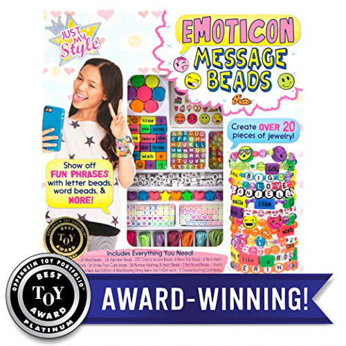 Just My Style Emoticon Message Beads by Horizon Group USA 