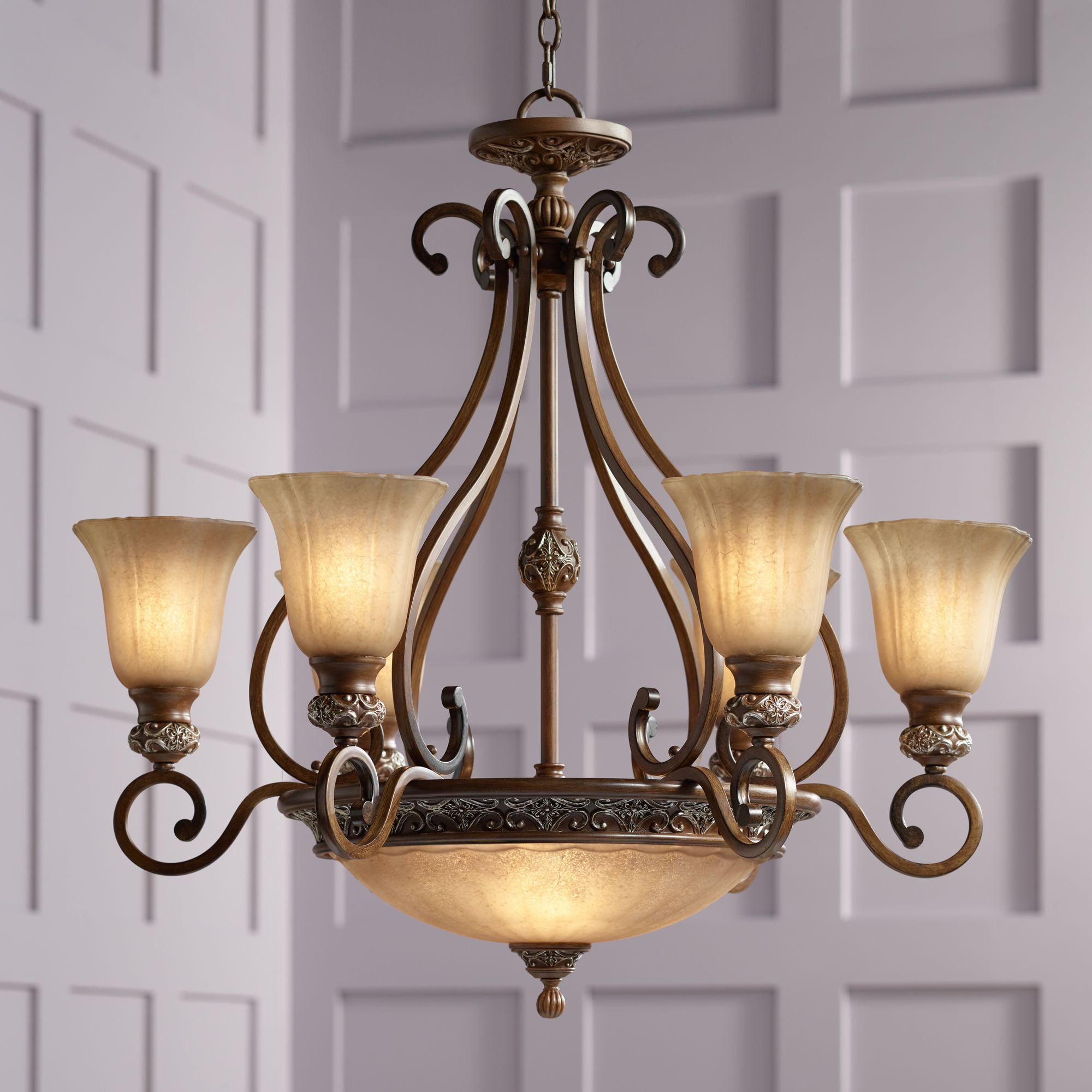 Kathy Ireland Sterling Estate 34 1/2" Wide Chandelier