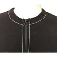 thumbnail image 3 of French Terry Short Sleeve Zip Front Jacket With Contrast Stitching (Style# 5161), 3 of 3