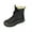 Black, variant on Women's Snow Boots Retro Versatile Soft Soled Thick Velvet High Top Warm Shoes for Autumn and Winter
