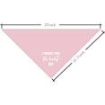 thumbnail image 4 of I Thought I was The Baby Dog Bandana, Dog Bandana, Pink Dog Scarf Accessories, Dog Triangle Scarf, Dog Bandana for Small Medium Large Dog, Pregnancy Announcement Dog Bandana (D10), 4 of 4