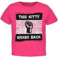 thumbnail image 1 of Feminist Activist This Kitty Grabs Back Toddler T Shirt Hot Pink 3T, 1 of 1