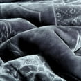 thumbnail image 3 of NC King Sherpa Fleece Bed Blanket,Embossed Winter Borrego Blanket,3-Piece 79"x91",7.5LB, 3 of 6