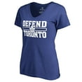 thumbnail image 2 of Women's Royal Toronto Maple Leafs Hometown Collection Defend T-Shirt, 2 of 3