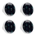 thumbnail image 1 of 4 Pcs Anchor Knobs for Kitchen Cabinet Cupboard Dresser Bookcase Drawer Pulls Handles Round Home Decor, 1 of 5