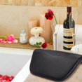 thumbnail image 4 of Bath Pillow Head Rest Soft Home PU Leather Bathroom Accessories Suction Cup Neck Support Anti Slip Cushion Ergonomic Comfortable Bathtub, 4 of 5