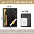 thumbnail image 5 of Graduation Memory Display Frame 2-Piece, Large Graduation Shadow Box Frame for Cap, Tassel, Diploma and Gowns, Wall Display for High School College Keepsakes (33.86x26.18x5.51 in), 5 of 9