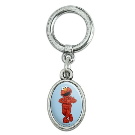 Sesame Street Vintage Elmo Shoe Sneaker Shoelace Oval Charm Jewelry